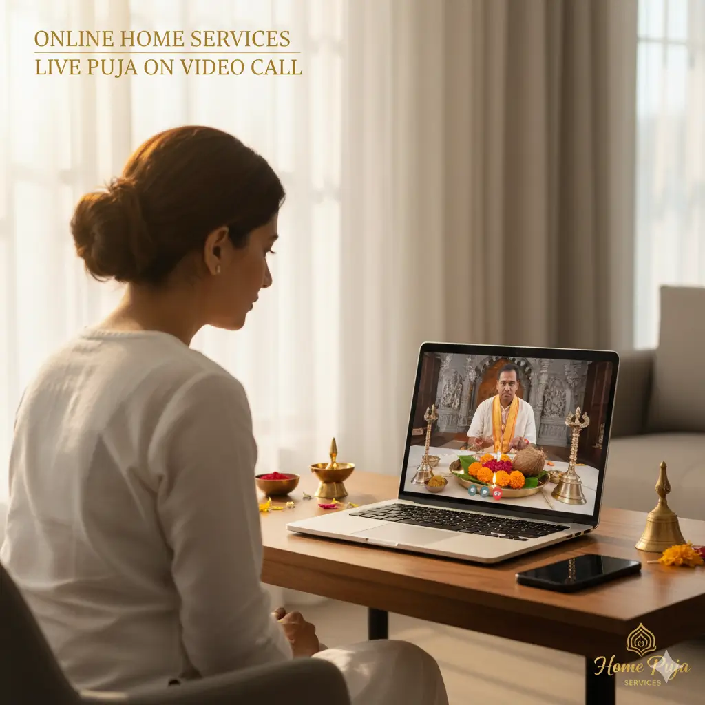 ऑनलाइन वीडियो पूजा (लाइव)